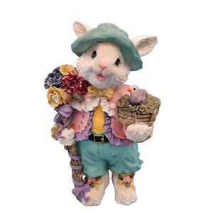 Vintage: 1998 Cottontale Collection EASTER FIGURINE  With Original Box